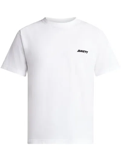 Mouty Logo-print Cotton T-shirt In White