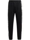 Mouty Elasticated Waistband Track Pants In Schwarz