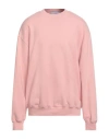 Mouty Man Sweatshirt Pink Size M Cotton, Polyester In Pink