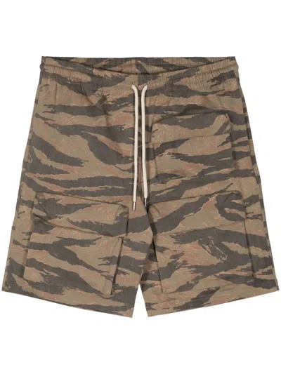 Mouty Nate Camouflage-print Shorts In Neutrals
