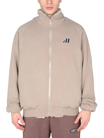 Mouty Nyc Reversible Sweatshirt In Neutral