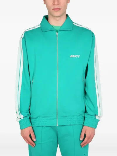 Mouty Classic Logo Embroidered Sweatshirt In Green