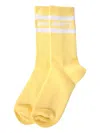 Mouty Striped Socks In Yellow