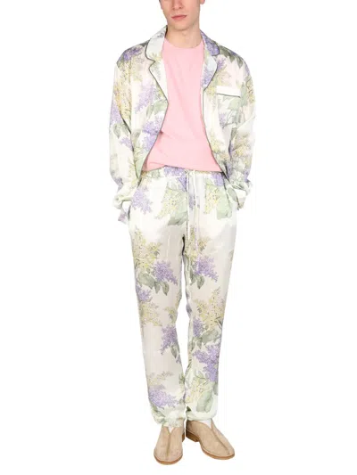 Mouty Tulum Pajama Shirt In Gray