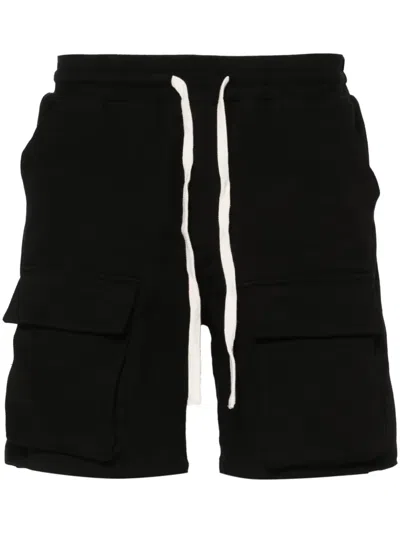 Mouty Twill Cargo Shorts In Black