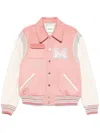 Mouty Varsity Jacke In Rosa