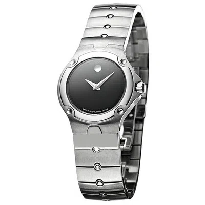 Pre-owned Movado 0604459 Sport Edition Stainless Steel Ladies Watch $1295.00 Retail In Silver