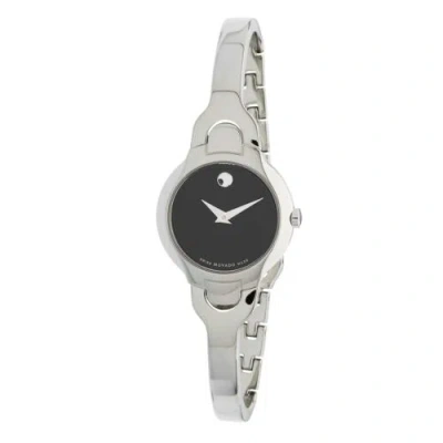 Pre-owned Movado 0605247 Women's Kara Black Quartz Watch