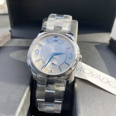 Pre-owned Movado 0606618 Women's Lx Silver-tone Quartz Watch