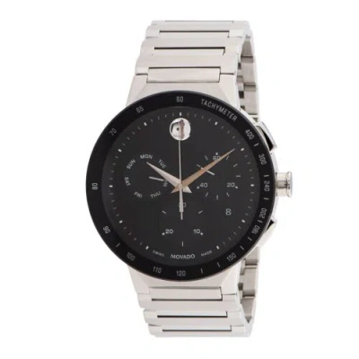 Pre-owned Movado 0607239 Men's Sapphire Black Quartz Watch