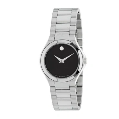 Pre-owned Movado 0607308 Women's Defio Black Quartz Watch
