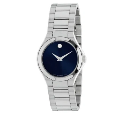 Pre-owned Movado 0607309 Women's Defio Blue Quartz Watch