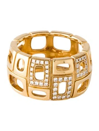 Pre-owned Movado 18k Diamond Band In Multicolor