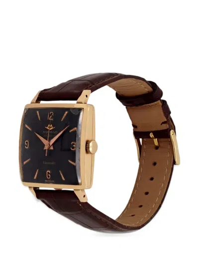 Pre-owned Movado 1958 Kingmatic 29mm Watch In Black