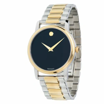 Pre-owned Movado 2100016 Men's Museum Two-tone Quartz Watch