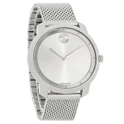 Pre-owned Movado 3600241 Silver Dial Stainless Steel Mesh Band Ladies Watch