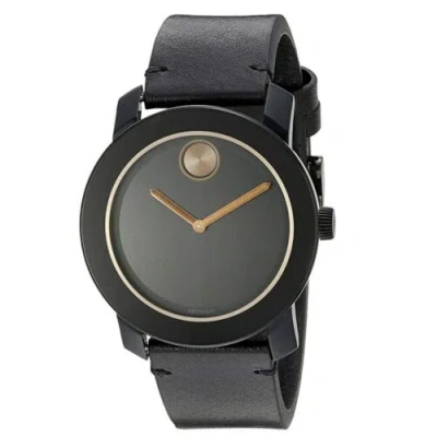Pre-owned Movado 3600297 Men's Bold Black Quartz Watch