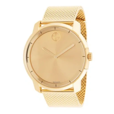 Pre-owned Movado 3600373 Men's Bold Gold-tone Quartz Watch
