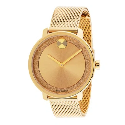 Pre-owned Movado 3600580 Women's Bold Gold-tone Quartz Watch