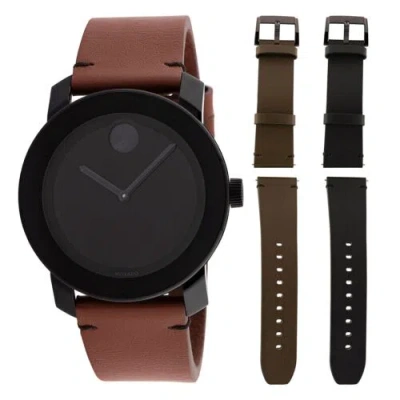 Pre-owned Movado 3600600 Men's Bold Black Quartz Watch