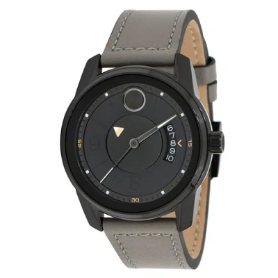 Pre-owned Movado 3600695 Men's Bold Verso Black Dial Quartz Watch