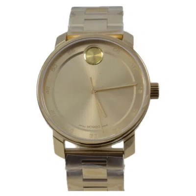 Pre-owned Movado 3600912 Men's Bold Access Gold-tone Dial Quartz Watch