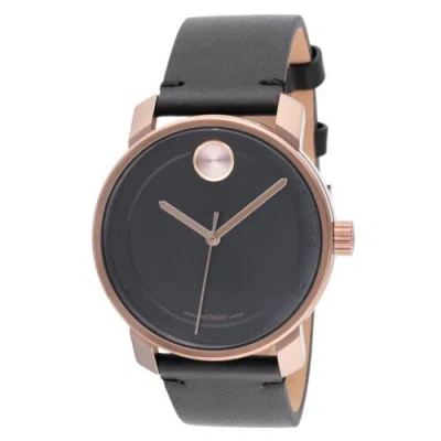 Pre-owned Movado 3600945 Men's Bold Access Black Dial Quartz Watch