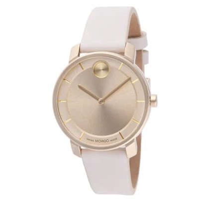 Pre-owned Movado 3600963 Women's Bold Access Gold-tone Dial Quartz Watch