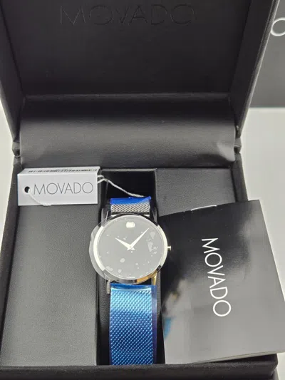 Pre-owned Movado $795 Msrp |  Women's Museum Classic Black Dial Watch 0607646