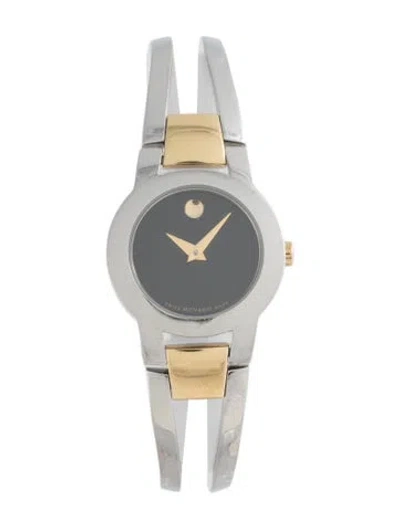 Pre-owned Movado Amorosa Watch, 24mm In Multicolor