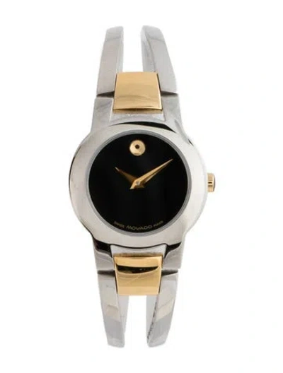 Pre-owned Movado Amorosa Watch, 24mm In Multicolor