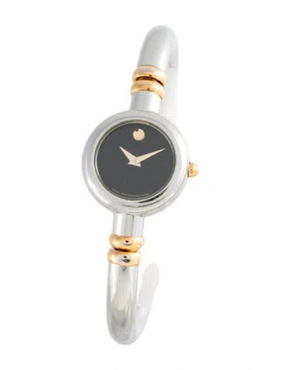 Pre-owned Movado Bareleto Watch, 24mm In Multicolor