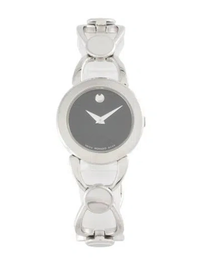Pre-owned Movado Bela Moda Watch, 25mm In Multicolor