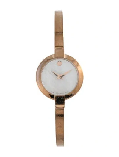 Pre-owned Movado Bela Watch, 25mm In Multicolor