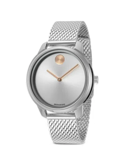 Movado Bold 35mm Watch In Silver