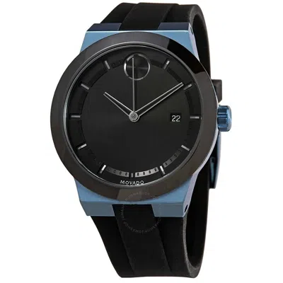 Pre-owned Movado Bold 3601017 Trend Element Black Dial Black Stainless Bracelet Mens Watch