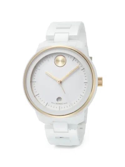 Movado Bold 38.5mm Watch In White