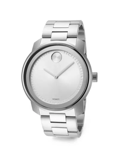 Movado Bold 42mm Watch In Silver