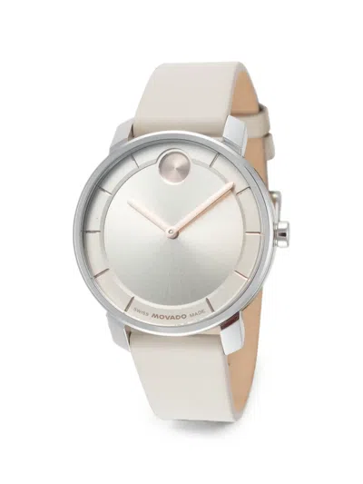 Movado 볼드 액세스 34mm 시계 In White