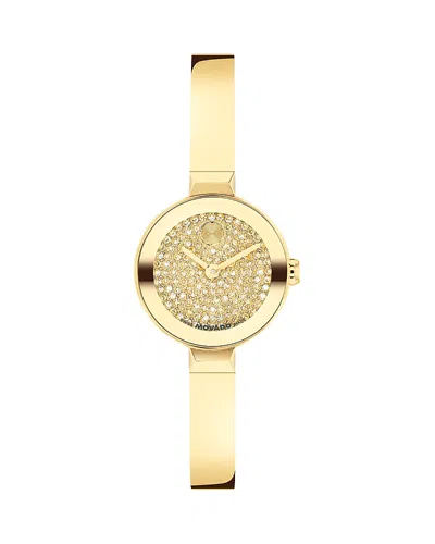 Movado Bold Bangle Mini Watch, 23mm In Gold