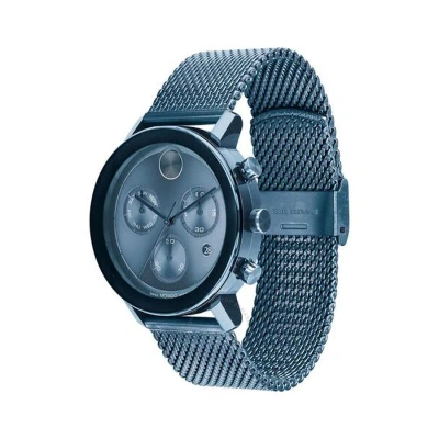 Movado Bold Chronograph Quartz Blue Dial Men's Watch 3600809
