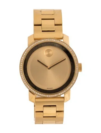 Pre-owned Movado Bold Diamond Watch, 36mm In Multicolor
