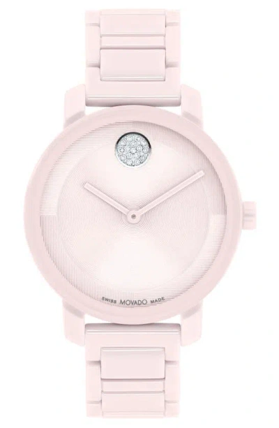 Movado Bold Evolution 2.0 Bracelet Watch, 34mm In Blush