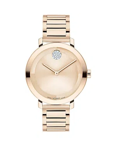 Movado Bold Evolution 2.0 Watch, 34mm In Rose Gold
