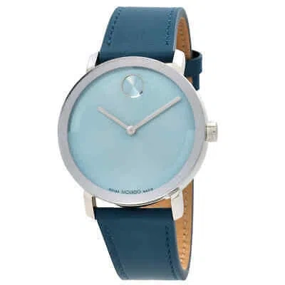 Pre-owned Movado Bold Evolution 2.0 Quartz Blue Dial Unisex Watch 3601148