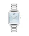 Movado Women's Bold Evolution 2.0 Swiss Quartz Stainless Steel Watch 26mm In Blue/silver