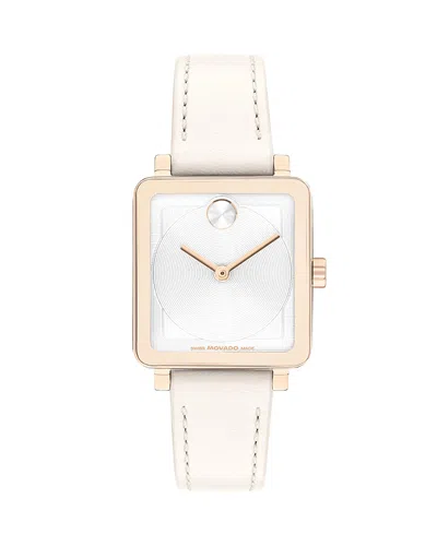 MOVADO BOLD EVOLUTION 2.0 TANK SQUARE WATCH, 28MM X 26MM