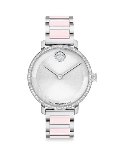 Movado Bold Evolution 2.0 Watch, 34mm In White