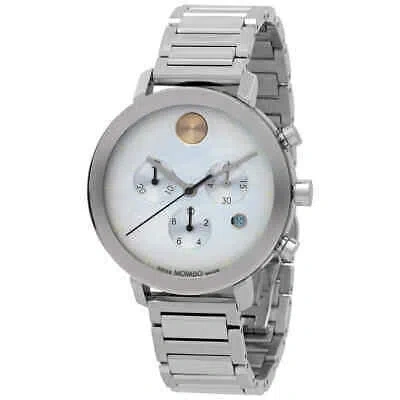 Pre-owned Movado Bold Evolution Chronograph Quartz Ladies Watch 3600787