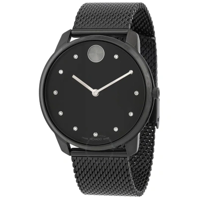 Movado Bold Evolution Quartz Crystal Black Dial Men's Watch 3600904